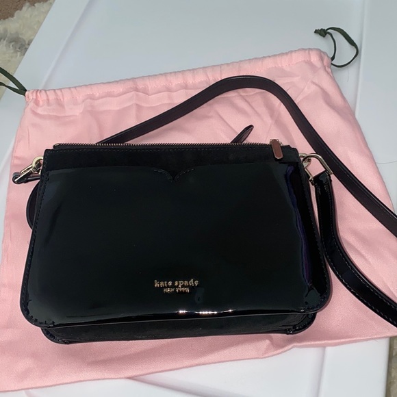 Kate Spade patent body bag - Picture 1 of 4